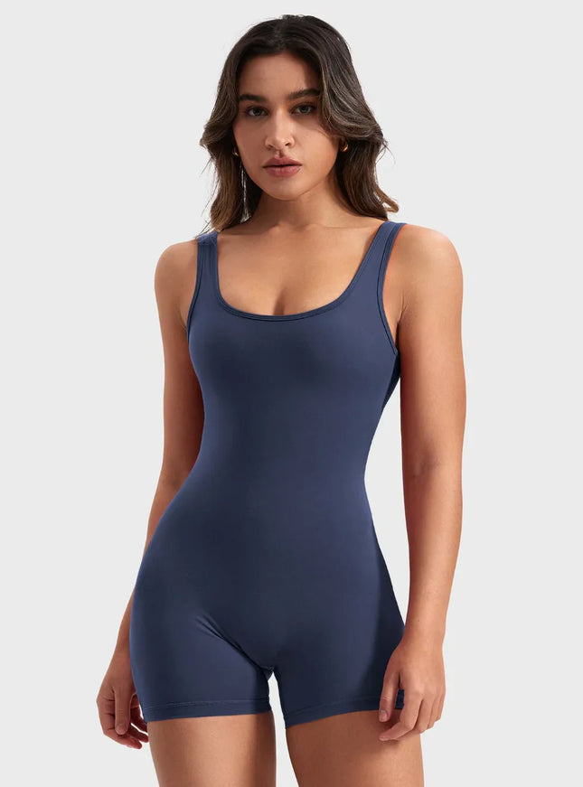 V-Back Butt-lift Romper