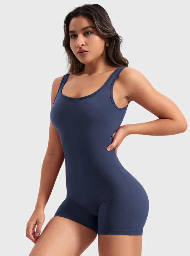 V-Back Butt-lift Romper