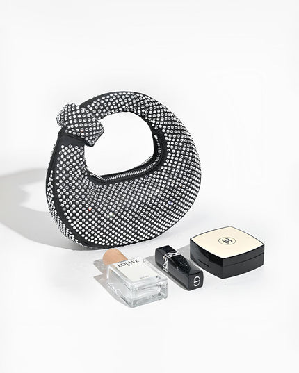 The Colette Mini Rhinestone-Embellished Top Handle Bag