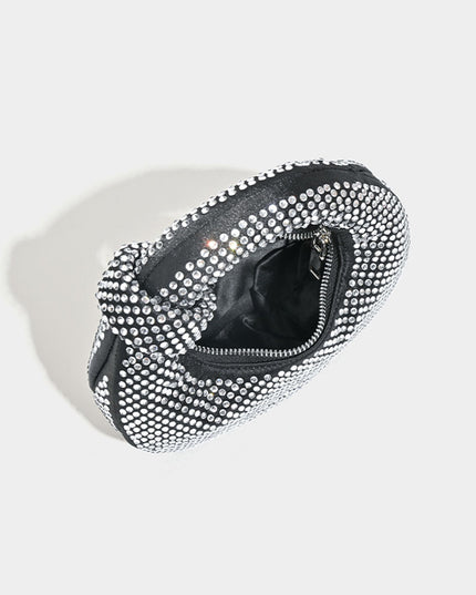 The Colette Mini Rhinestone-Embellished Top Handle Bag