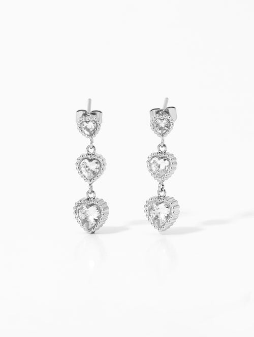 Trinity of Hearts Earrings