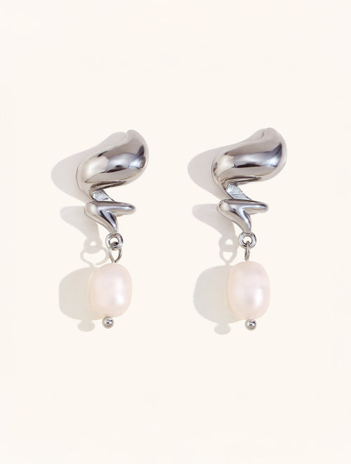 A Pearl Ignited Earrings