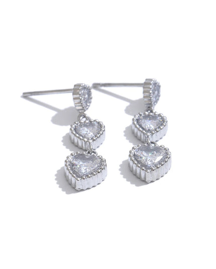 Trinity of Hearts Earrings