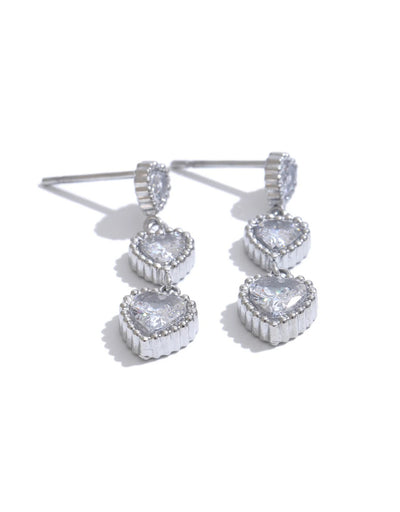 Trinity of Hearts Earrings
