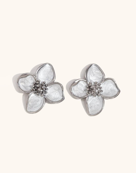 Opaline Flora Studs