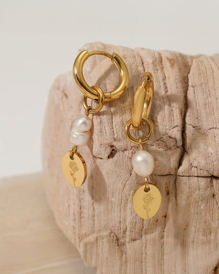Pearl on the Vine Earrings