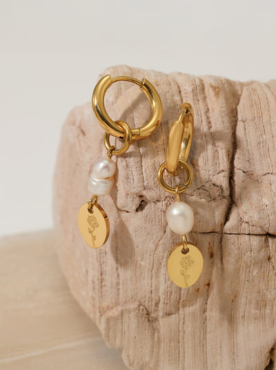Pearl on the Vine Earrings