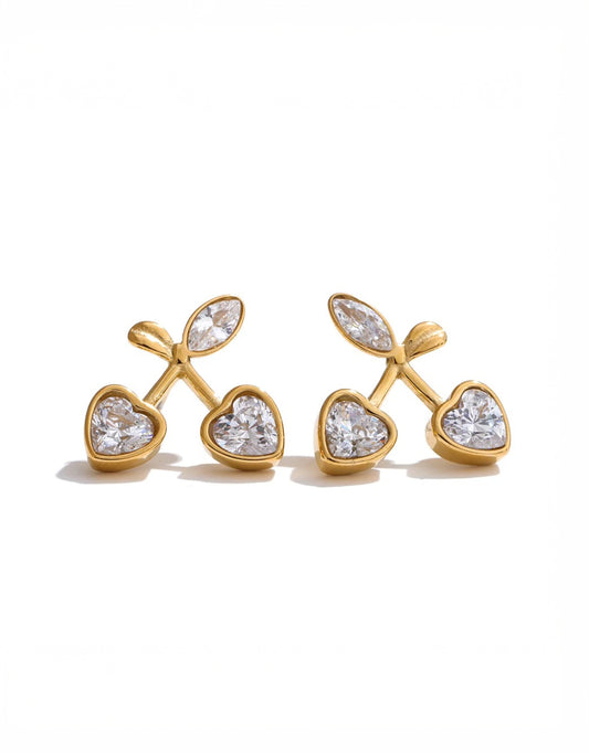 Cherry Enchanté Studs