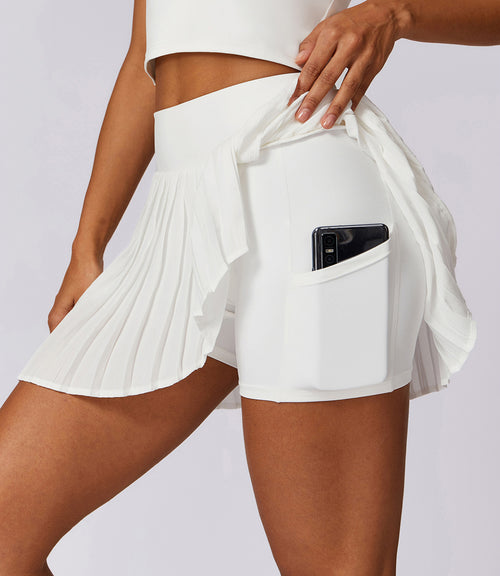 Court Crush Pleated Pocket Skort