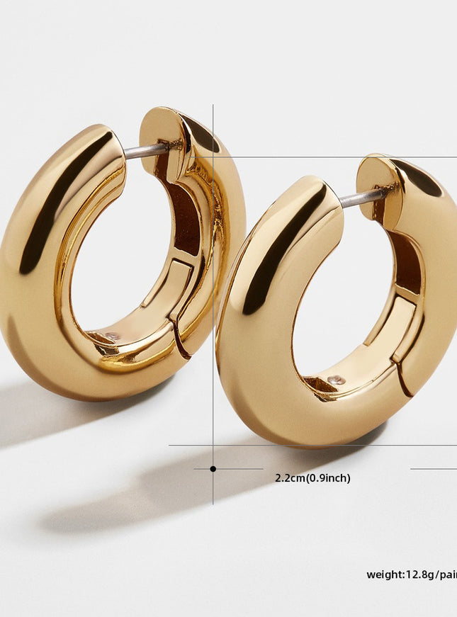 Chunky Hoop Earrings