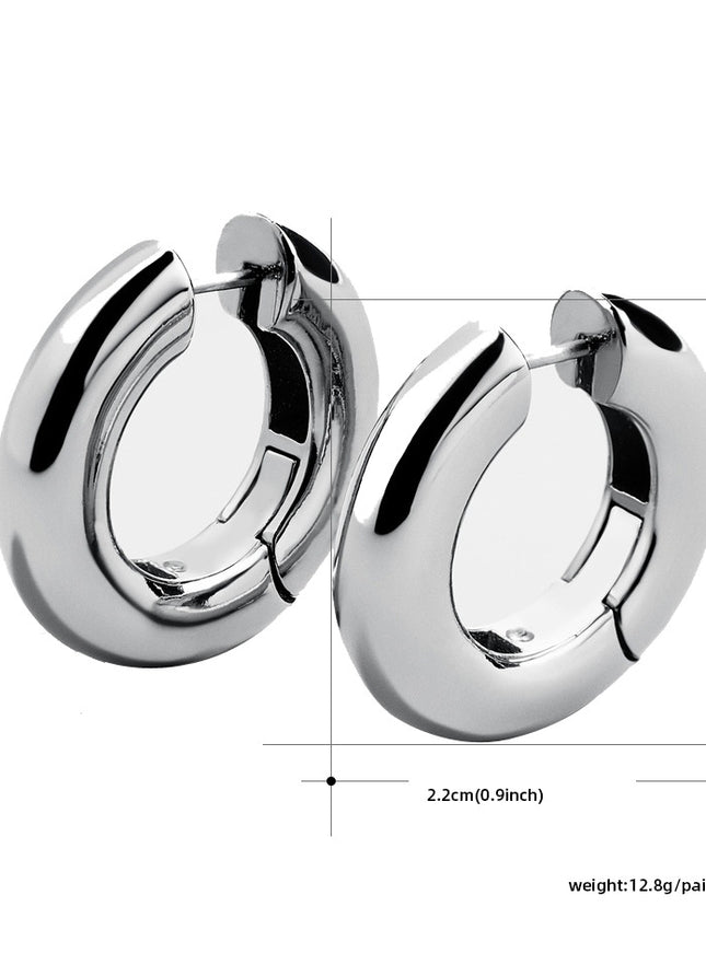 Chunky Hoop Earrings